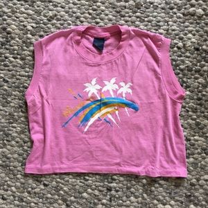 vintage • hawaii crop top